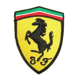 IRRA 246 Ferrari Iron on Patch Embroidered T Shirt Accessories Car Motorcycle