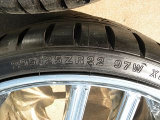22" Koko Intake Chrome Wheels BMW 7 Series 745 750 760 B7 Tires E65 E66 20 21