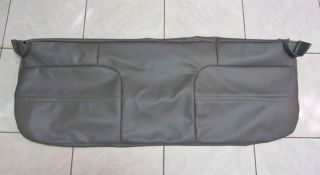1999 2001 Ford F450 F550 XL Utility Bed Bottom Vinyl Bench Seat Cover Gray