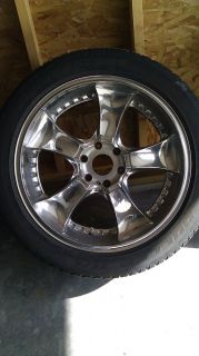 22" Chrome Rims and Tires