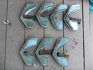 1953 1954 Chevy Chevrolet Parts Front Grille Teeth w Some Brackets 7pc