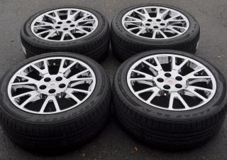 19" Cadillac cts PVD Chrome Wheels Rims Tires Factory Wheels 4671