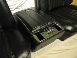1967 1972 67 72 C10 Truck Bucket Seats and Console Restored Black Show Quality