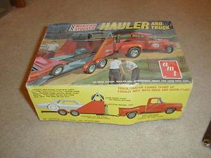 Vintage AMT Modified Stocker Hauler Truck 53 Ford Pickup Trailer Accessories