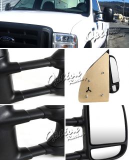 99 07 Ford F250 Superduty Towing Mirrors 02 03 04 05 06