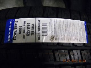 4 New LT285 75 16 8 Ply Load D All Terrain Goodride SL309 Tires Local Delivery