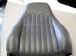 1997 1999 Chevy Camaro GM Medium Gray Color Front Upper Leather Seat Cover
