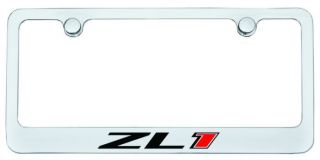Camaro ZL1 Engraved Chrome License Plate Frame