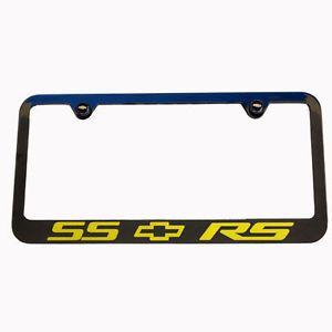 2010 2011 2012 2013 Chevrolet Camaro SS RS License Plate Frame Yellow