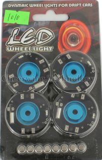 1 10 RC Car Night Racing Dynmaic LED Light Wheel Disc Hubs Connector