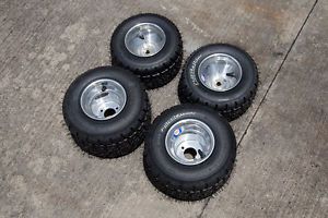 Bridgestone YKP Tire Set 4 50 6 0 New Go Kart Rain Tires Including Wheels