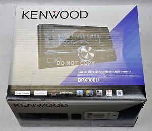 Kenwood DPX300U Double DIN WMA  Car Audio CD Player DPX308U iPod Control New