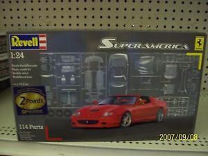 Revell 1 24 Scale 7391 Ferrari Superamerica Model Car Kit 114 Parts