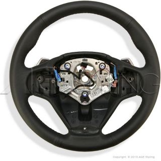 BMW F25 x3 Series Sports Leather Steering Wheel w Steptronic Gear Shifters New