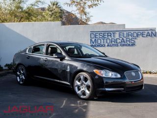 2009 Jaguar XF Supercharged Ebony Charcoal Heated Steering Wheel Rich Oak Veneer