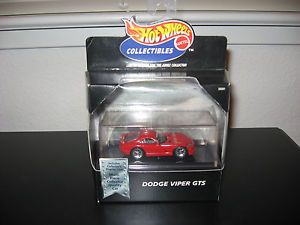 Hot Wheels Dodge Viper GTS Red Black Box Limited Edition New in Box