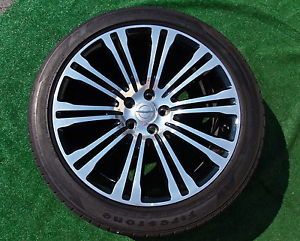 2012 Black Original Genuine Factory Chrysler 300S 20 inch Wheels Tires 300