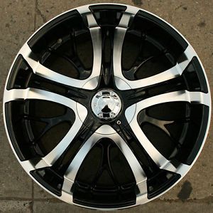 Incubus Paranormal 500 22 x 9 5 Black Rims Wheels Nissan Titan Pickup 18 6H