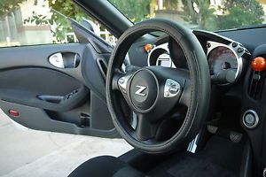 Black Leather Steering Wheel Trim Wrap Cover Circle Cool 57004 Mitsubishi Mazda