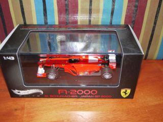 Mattel Hot Wheels Elite Ferrari F1 2000 M Schumacher 3 Japan GP 2000 1 43