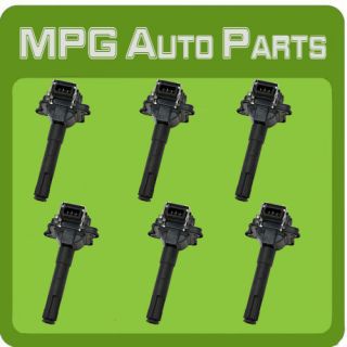 6 VW Audi Ignition Coils Set 1 8L 2 7L 3 7L 4 2L 97 04