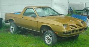 1983 Dodge Rampage Parts Project Car 