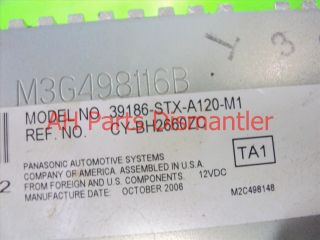 07 08 09 Acura MDX Audio Amp Amplifier Control Module Computer 39186 STX A12