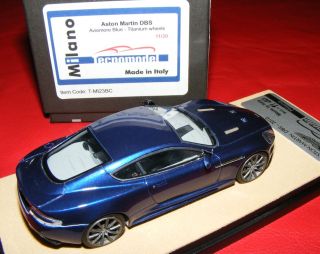 1 43 Tecnomodel Aston Martin DBS Coupe in Aviemore Blue w Titanium Wheels