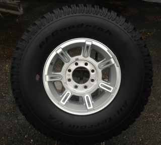 03 09 Hummer H2 Spare Tire and Wheel Never Used BF Goodrich LT315 70R17