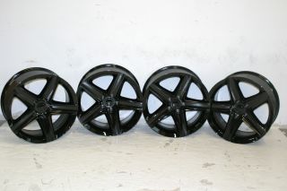 4 SRT8 Style Wheels Gloss Black 20x9 5x5 07 12 Jeep Wrangler JK Grand Cherokee