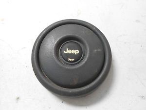Jeep CJ7 5 Wrangler Wagoneer Cherokee Steering Wheel Horn Button Pad Cover Gray