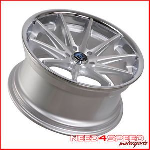 19" Rohana RC10 Silver Fits Mercedes Benz CLA250 Staggered Concave Wheels Rims