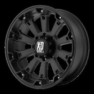 17 inch Black Wheels Rims XD Series 800 Misfit Chevy GMC 1500 Trucks 6 Lug 6x5 5