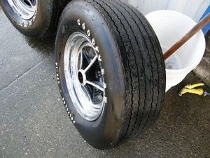 Buick 14x6" Rally Wheel with Very Nice Old Goodyear Polyglas G70 14 Tire