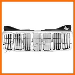 2005 2007 Jeep Grand Cherokee Limited Overland Grille Grill New Front Body Parts