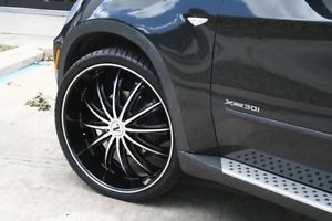 20" Velocity VW15 Black Wheel Rims Tires Fit Toyota Nissan Honda Ford Chevy Kia