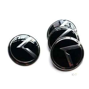 3D K Logo Wheel Center Caps Emblem Badges for Kia Optima Forte Sportage Sorento