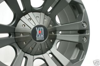 20 x 10 inch Black KMC XD XD778 Monster Wheels Rims 8L