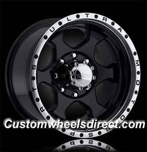 Ultra Wheels 175 Rouge 5x5 18x8 Black Jeep Wheels