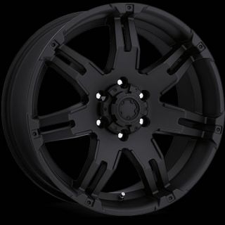 15x8 Black Ultra Gauntlet 238 Wheels 6x5 5 19 Lifted Chevrolet Colorado