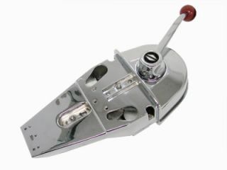 Chrome Marine Boat Engine Outboard Top Mount Single Control Shift Throttle Lever
