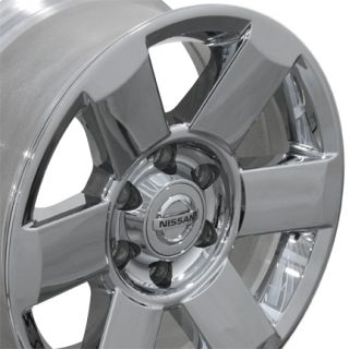 18" Chrome Clad Titan Wheels Set of 4 Rims Nissan Armada Infiniti QX56