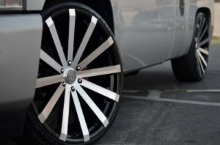 22" Velocity VW12 BM Concaved Wheels Rims for Chevy Tahoe Escalade Yukon RAM