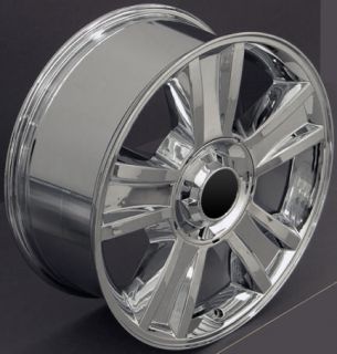 20" Chrome Tahoe Wheels Goodyear LS2 Tires Rims Fit GMC Chevrolet Cadillac