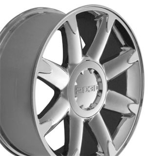 20" Rims Fit GMC Denali Wheels Chrome 20x8 5 Set