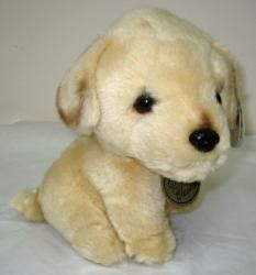 Russ Berrie Yomikoborns 8.5 inch Collectible Yellow Lab Puppy Plush Other Collectibles