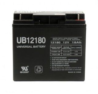Compatible Suiter Wheelchair Sealed Lead Acid Battery, Replaces Part Number UB12180 ER. Fits Models Suiter Emergi.Lite 0, Dual.Lite 12 582, Dual.Lite ML 10 12V, Dual.Lite ML 12E 12V, Dual.Lite CFM12V12, 4105, 4505, 910125SG, CFM12V20, CF12V15, 12NX16, 12N