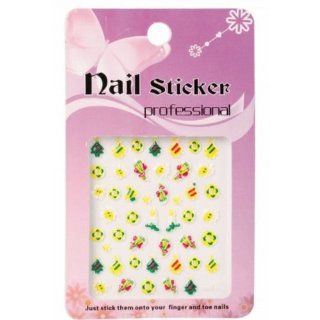 Fast shipping + free tracking number, Beautiful 3D Christmas Style Nail Art Stickers Decals Decorations   NO.17 Cell Phones & Accessories