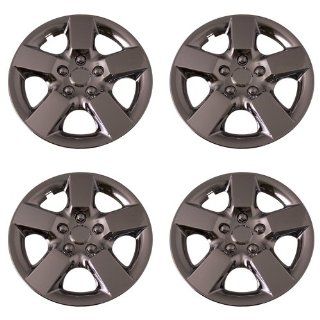 Set of 4 Chrome 16 Inch Replacement Hubcaps with Clip Retention System Aftermarket IWC443/16C Automotive