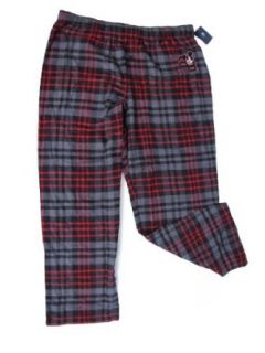 Disney Mickey Mouse Red Flannel Plaid Pajama Pants Cotton XL Clothing